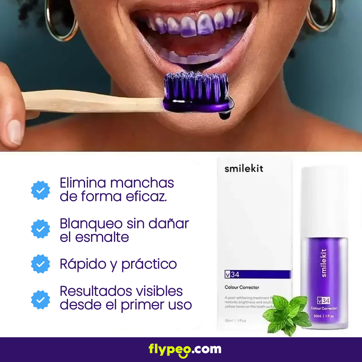 V34 Blanqueador Dental: La Revolución para una Sonrisa Radiante al Instante